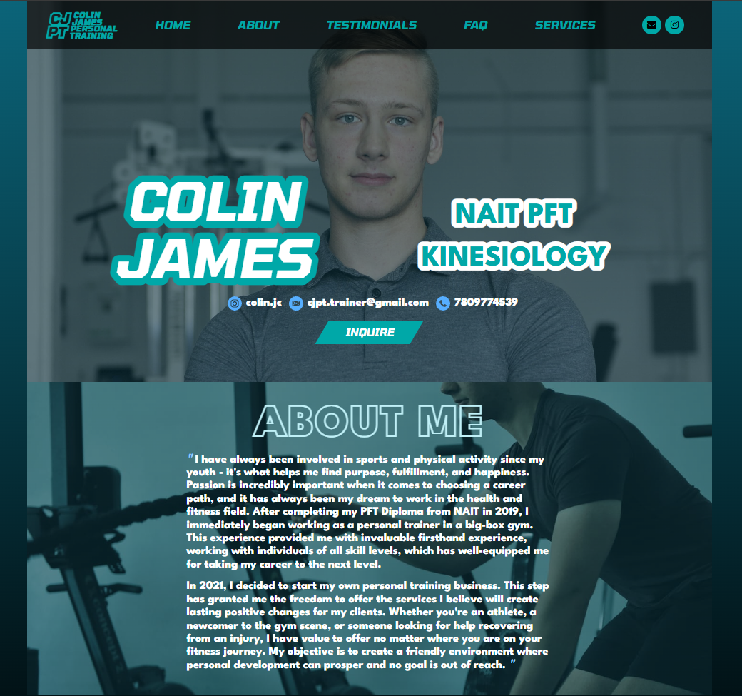 Website About Page