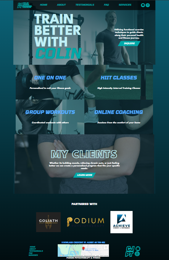 Website Homepage