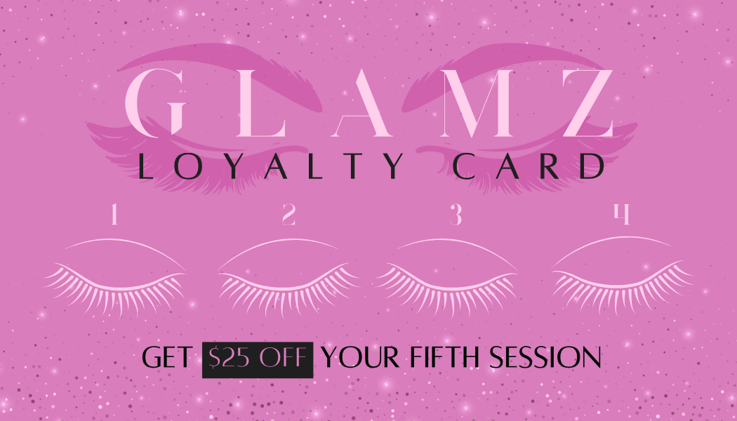 Glamz Loyalty Card Front